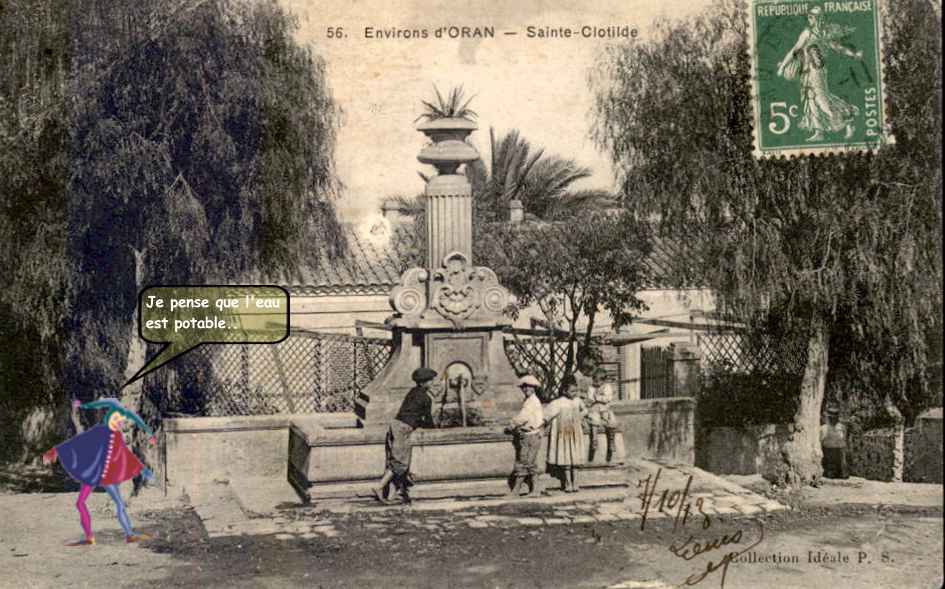 Fontaine à Sainte-Clotilde