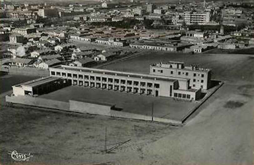 Vue aérienne des Ecoles de la Cité Lévy