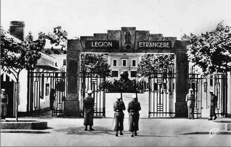 sidi-bel-abbes,la caserne de la legion etrangere