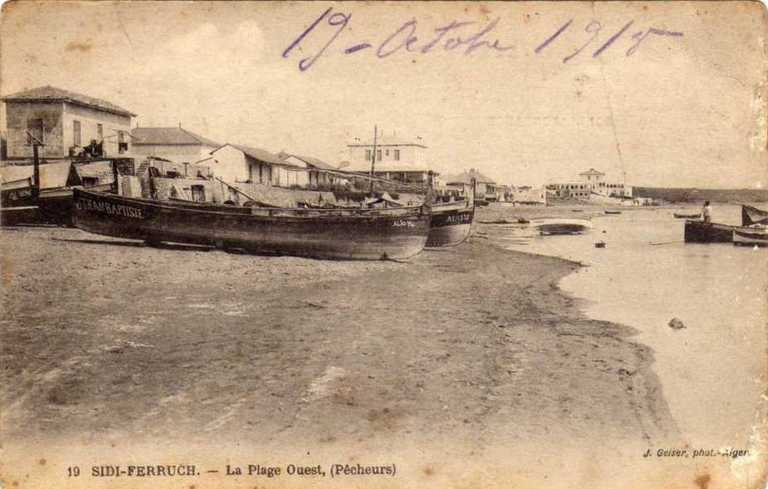 sidi-ferruch,plage ouest, pecheurs