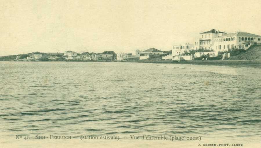 sidi-ferruch,plage ouest,vue d'ensemble