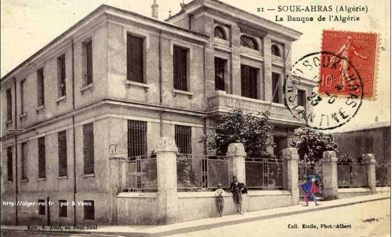 souk-ahras,taghate,la banque d'algerie;