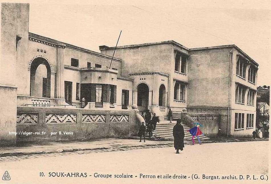 souk-ahras,taghaste,le groupe scolaire,burgat,architecte