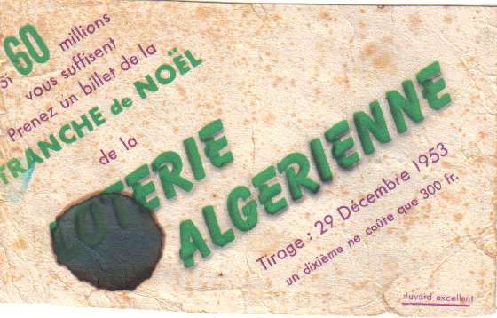 LOTERIE ALGERIENNE 