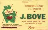 Machines à écrire J.BOVE