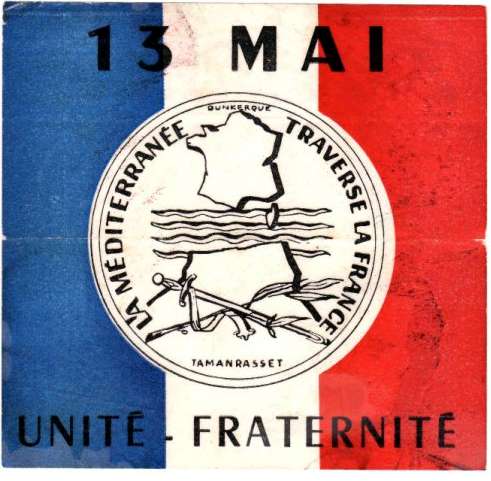 Quelques tracts fêtant le 13 mai...