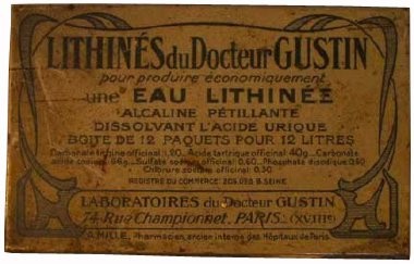 Lithinés du docteur Gustin