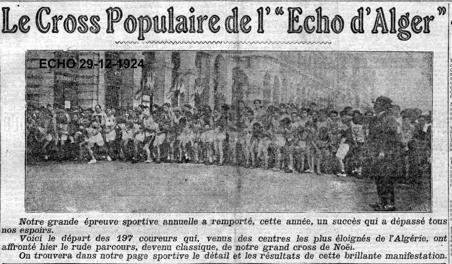 Le cross populaire de l'Echo d'Alger
