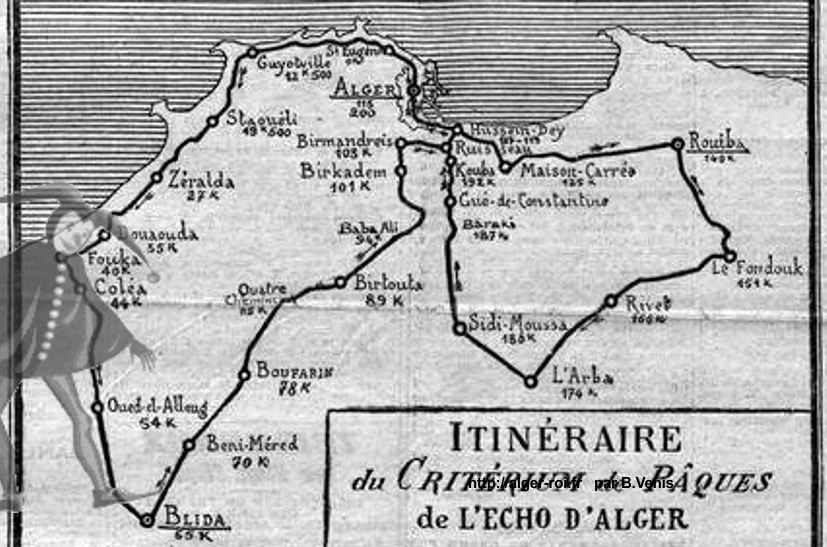 carte  du circuit