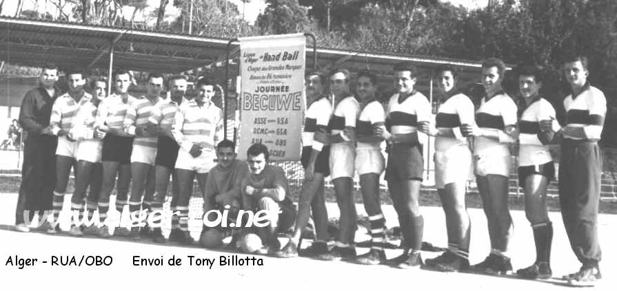 LE RACING UNIVERSITAIRE ALGEROIS ET L'OLYMPIC DE BAB-EL-OUED