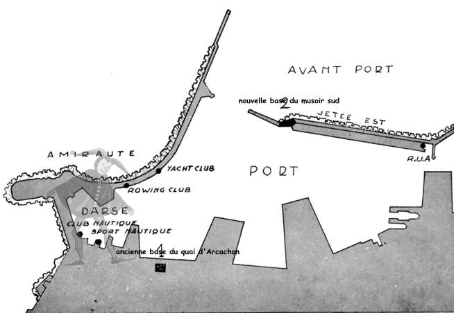 Plan, ancienne et nouvelle base du Touring-Club