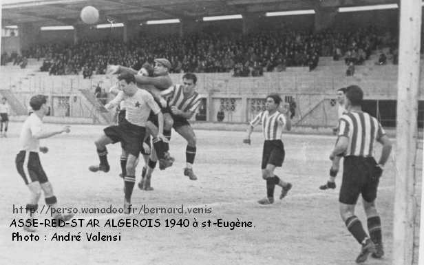 ASSE-RED-STAR ALGEROIS 1940 à Saint-Eugène.