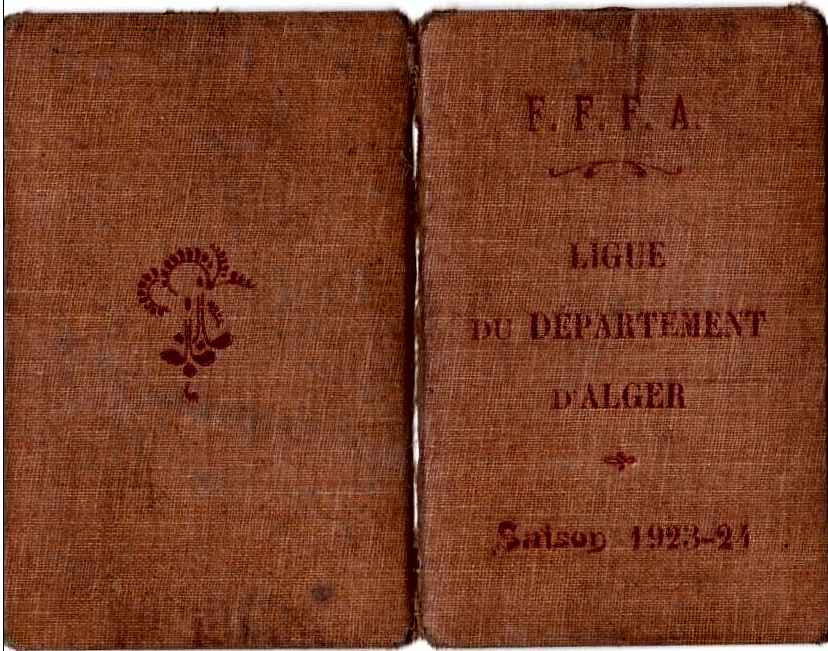 F.F.F.A : carte d'un président - 1923/1924