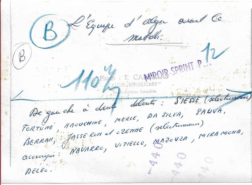ALGÉRIE- FRANCE - 11-11-1954