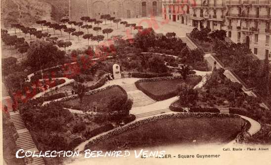 Alger : le square Guynemer ex-Bab-Azoun ou Laferrière.