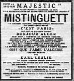 Mistinguett au Majestic