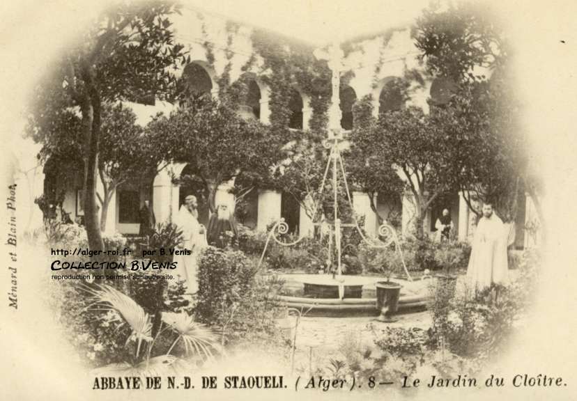 Abbaye - le jardin du cloître