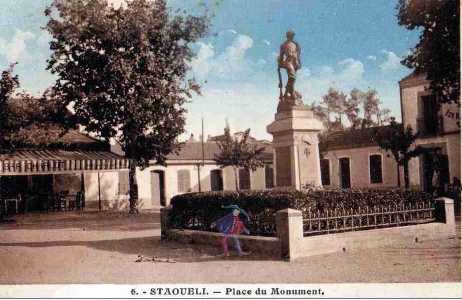 staoueli,place du monument aux morts