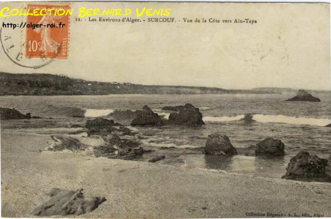 Vue de la côte vers Ain-Taya