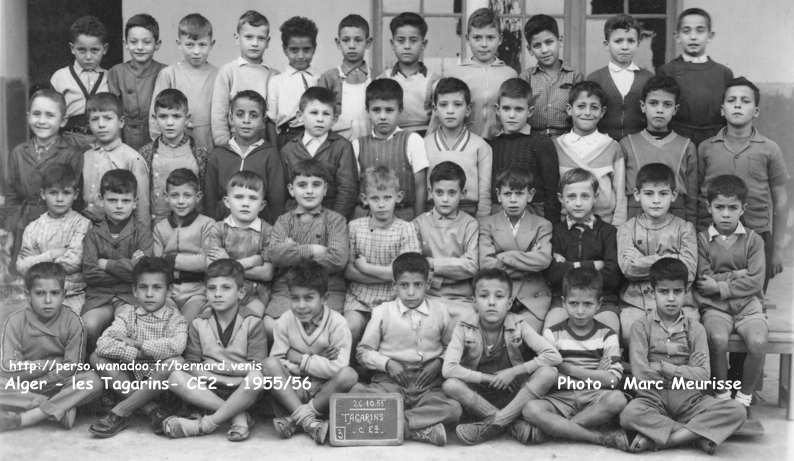cours élémentaire deuxième année, 1955-1956