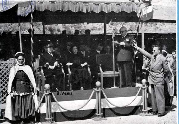 Inauguration de l'avenue de Lattre de Tassigny