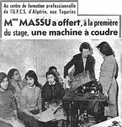 Mars 1959 - Au centre de formation professionnelle de l'U.F.C.S. , 