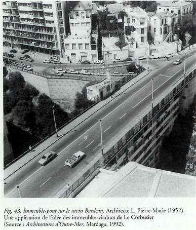 Immeuble - pont "Burdeau" du Telemly.