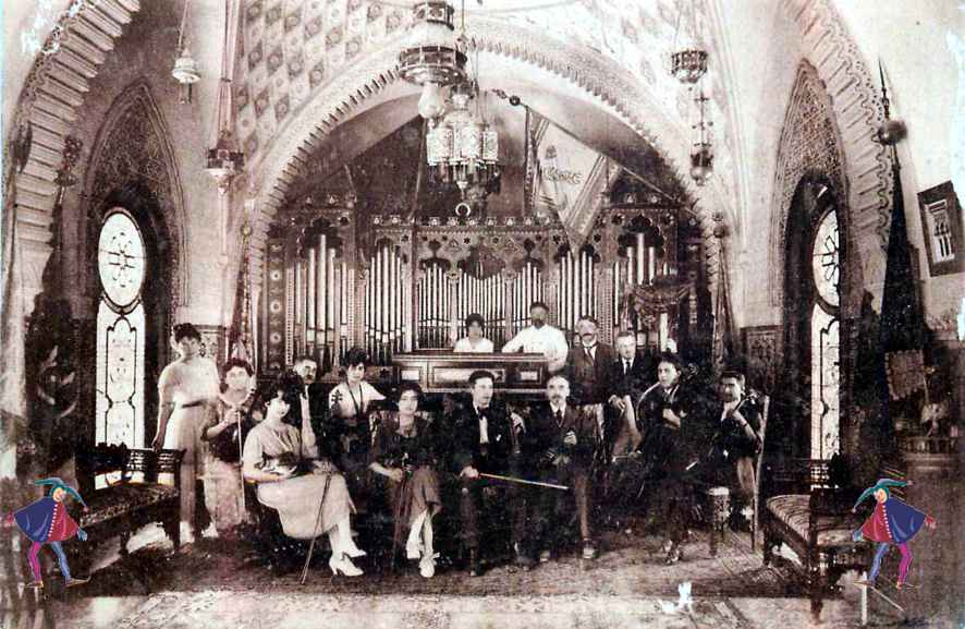 L'orchestre et des voeux écrits par M.Albert Weddell