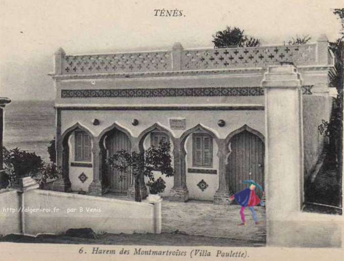 tenes,la villa paulette,harem des montmartroises