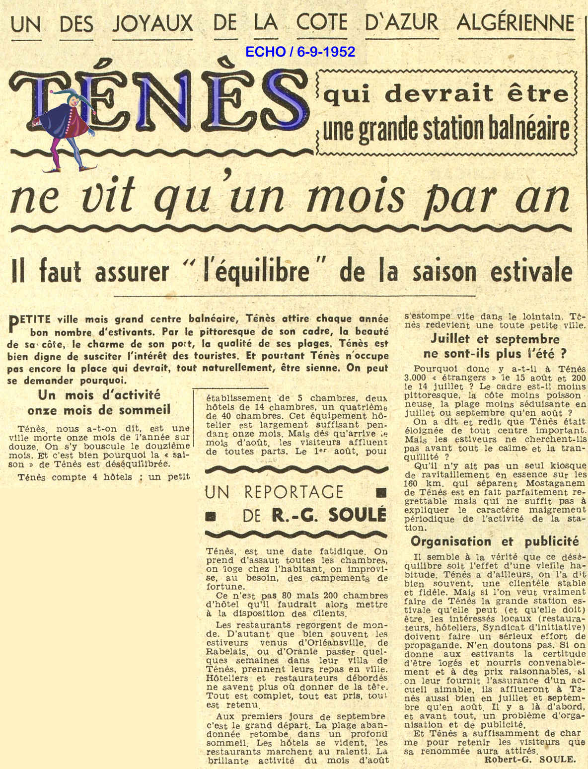 UN DES JOYAUX DE LA CÔTE D'AZUR ALGÉRIENNE