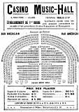 plan et prix des places - casino music-hall