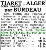 tiaret alger par burdeau