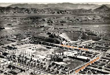 Timgad, vue panoramique, ruines de la ville