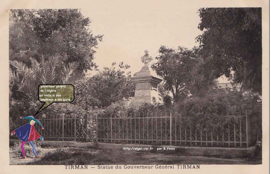 Statue du gouverneur général TIRMAN