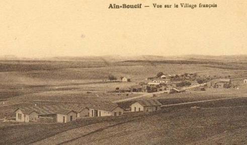 ain-boucif,vue sur le village français