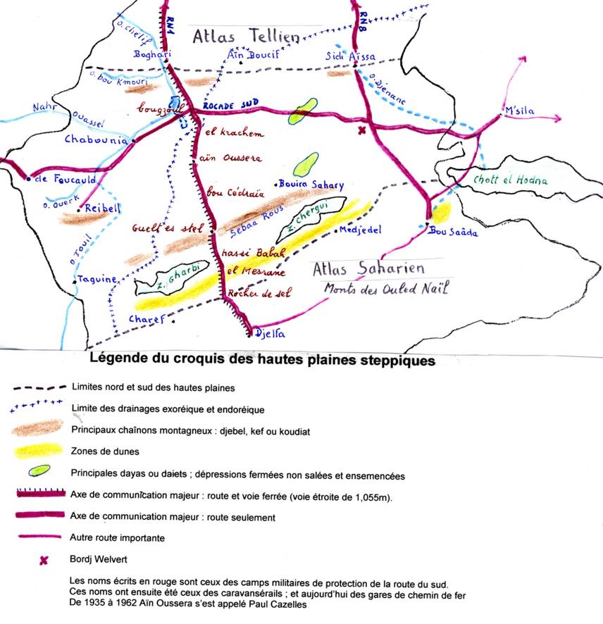 CROQIIS des HAUTES PLAINES STEPPIQUES