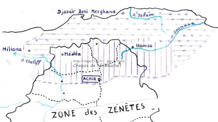 l’extension maxima du territoire tribal originel,