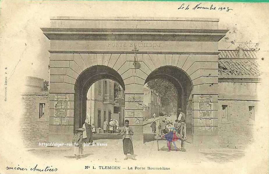 tlemcen,la porte de bou-medine ou boumedine;