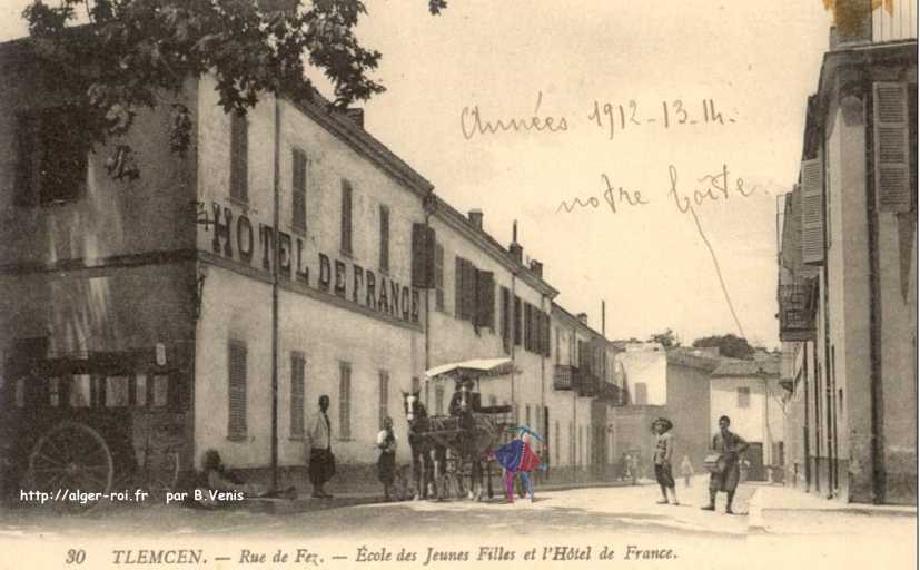 tlemcen,rue de fez et hotel de france