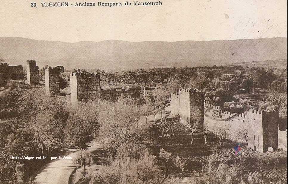 tlemcen,anciens remparts de mansourah