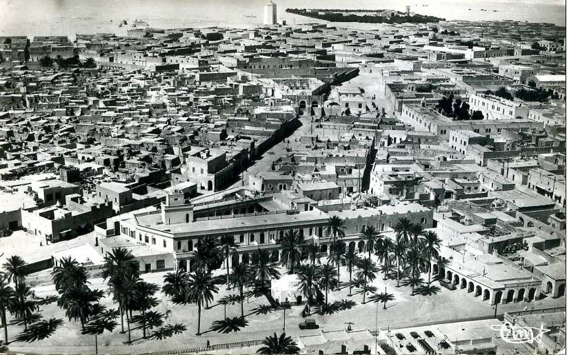 Touggourt palmeraies dans le Sahara,vue aerienne