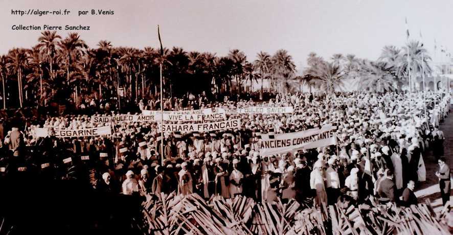 touggourt,venue de de gaulle après mai 1958