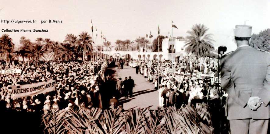 touggourt,venue de de gaulle après mai 1958