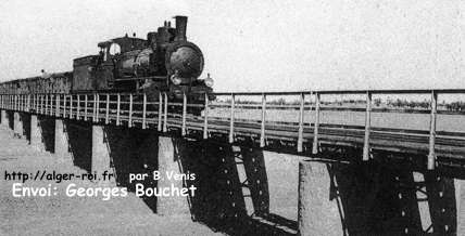 Le pont sur l'oued Baiesch au sud de Gafsa.