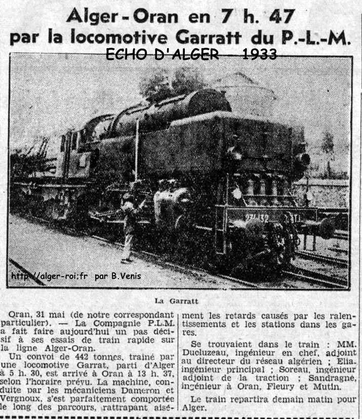 garratt,alger-oran en 7h47