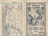 Carte des chemins de fer algériens de l'Etat 