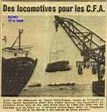 Des locomotives pour les C.F.A