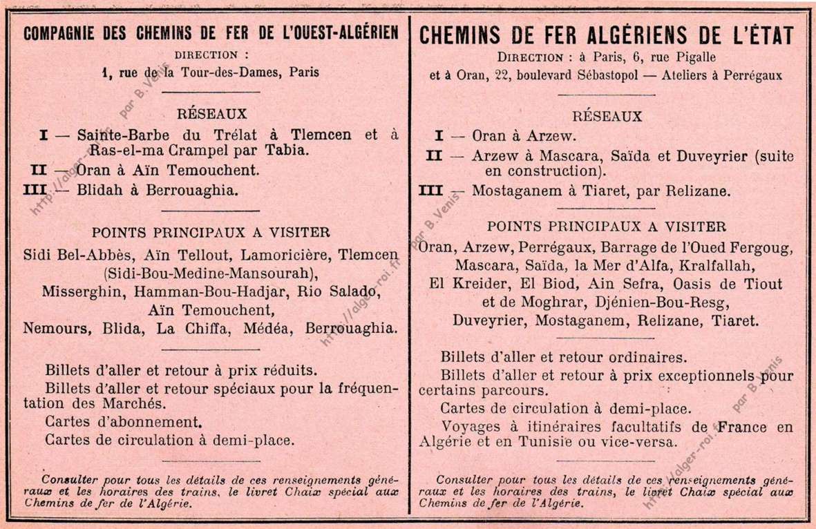 Chemins de fer de l'ouest algérien