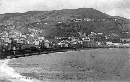 Bab-el-Oued et le massif de la Bouzaréa