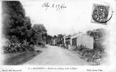 Bouzaréa : la route d'Alger 